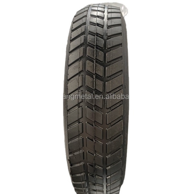 10 Inch Semi-pneumatic Semi-pneumatic Rubber Wheel Tubeless Tires With Steel Rim